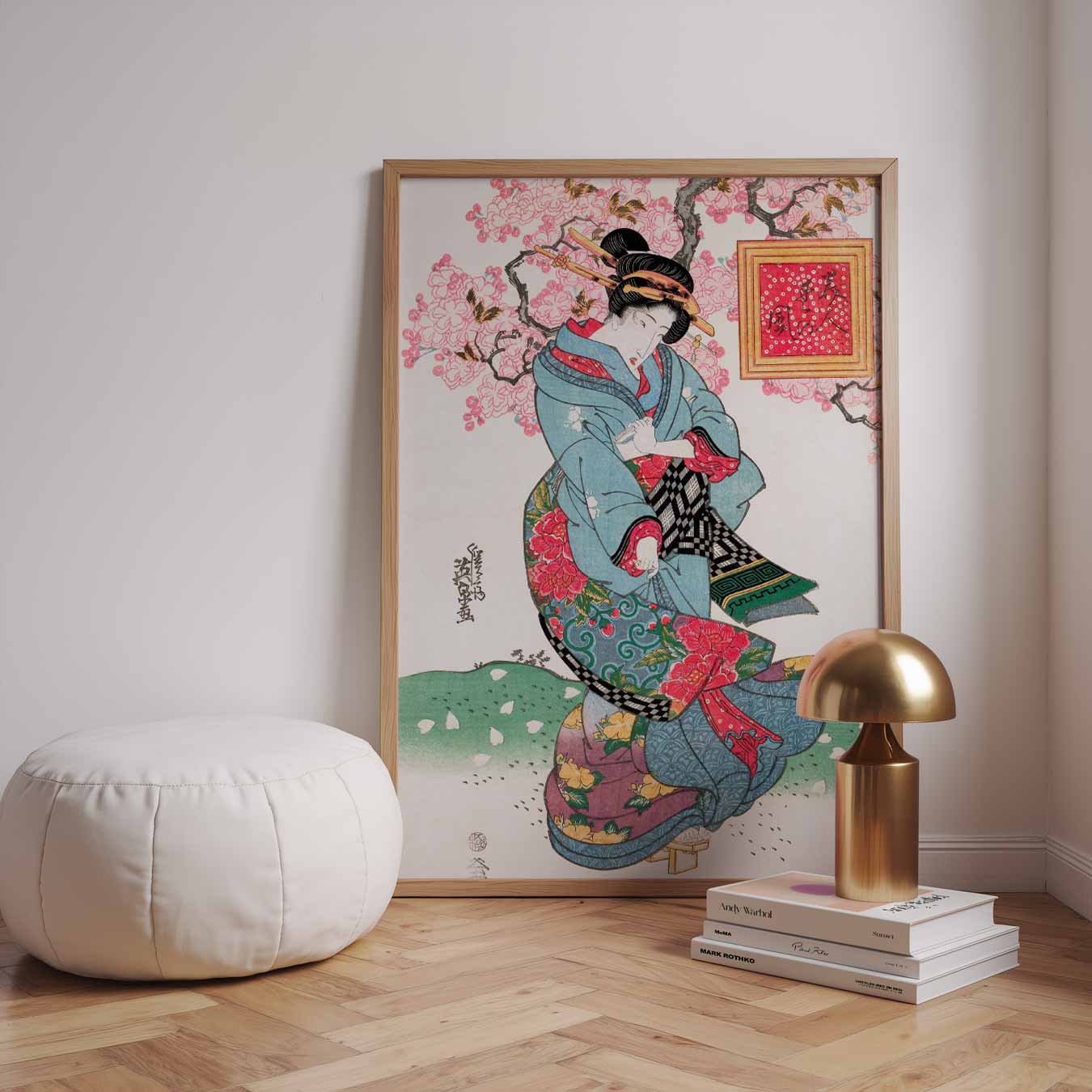 Japanse Elegantie in Bloei Poster-WallArtistic