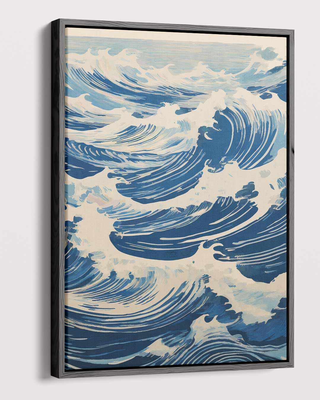 Golven in beweging Kunstwerk-canvas-dibond-plexiglas-wanddecoratie-WallArtistic