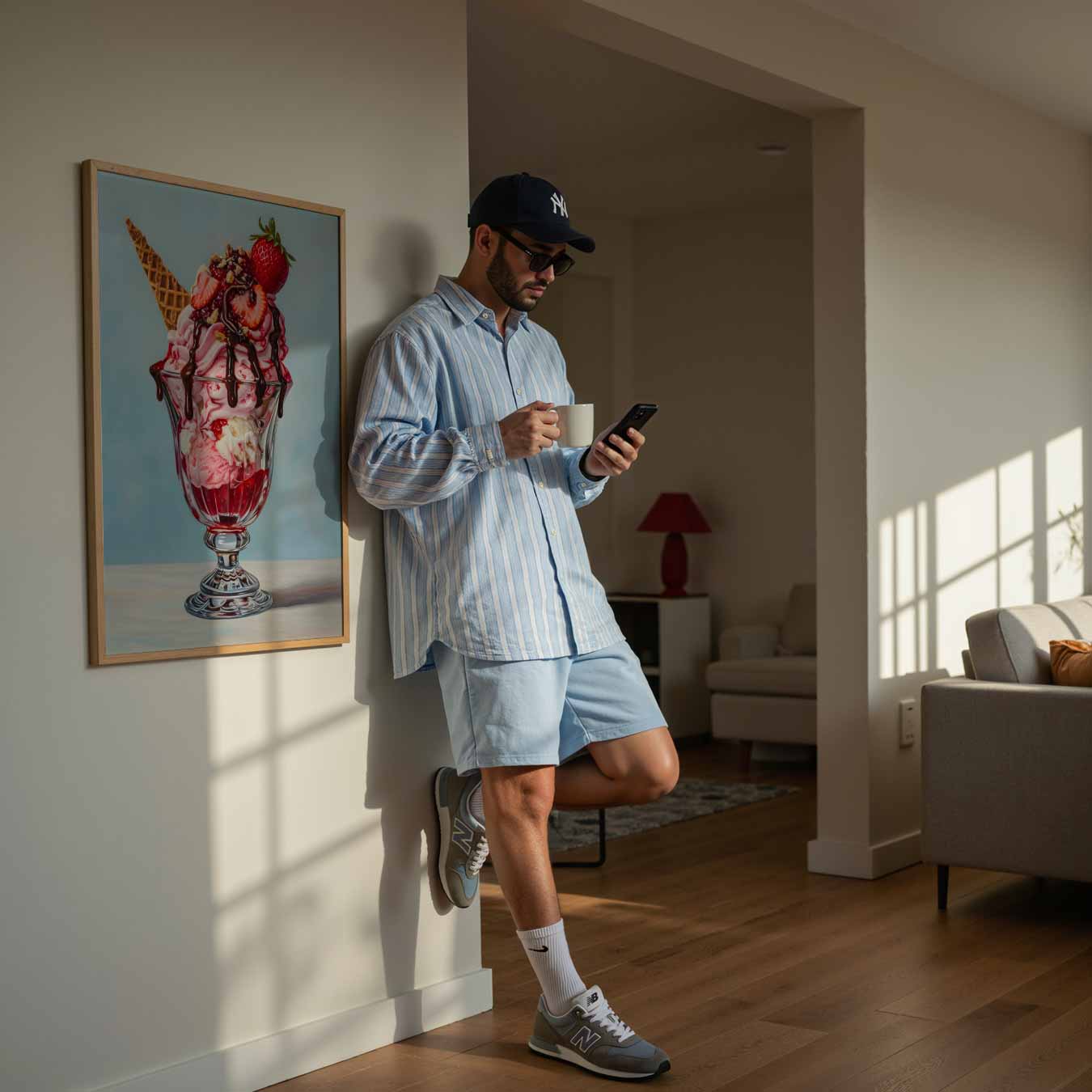 Zoete Verleiding IJscoupe Poster-WallArtistic