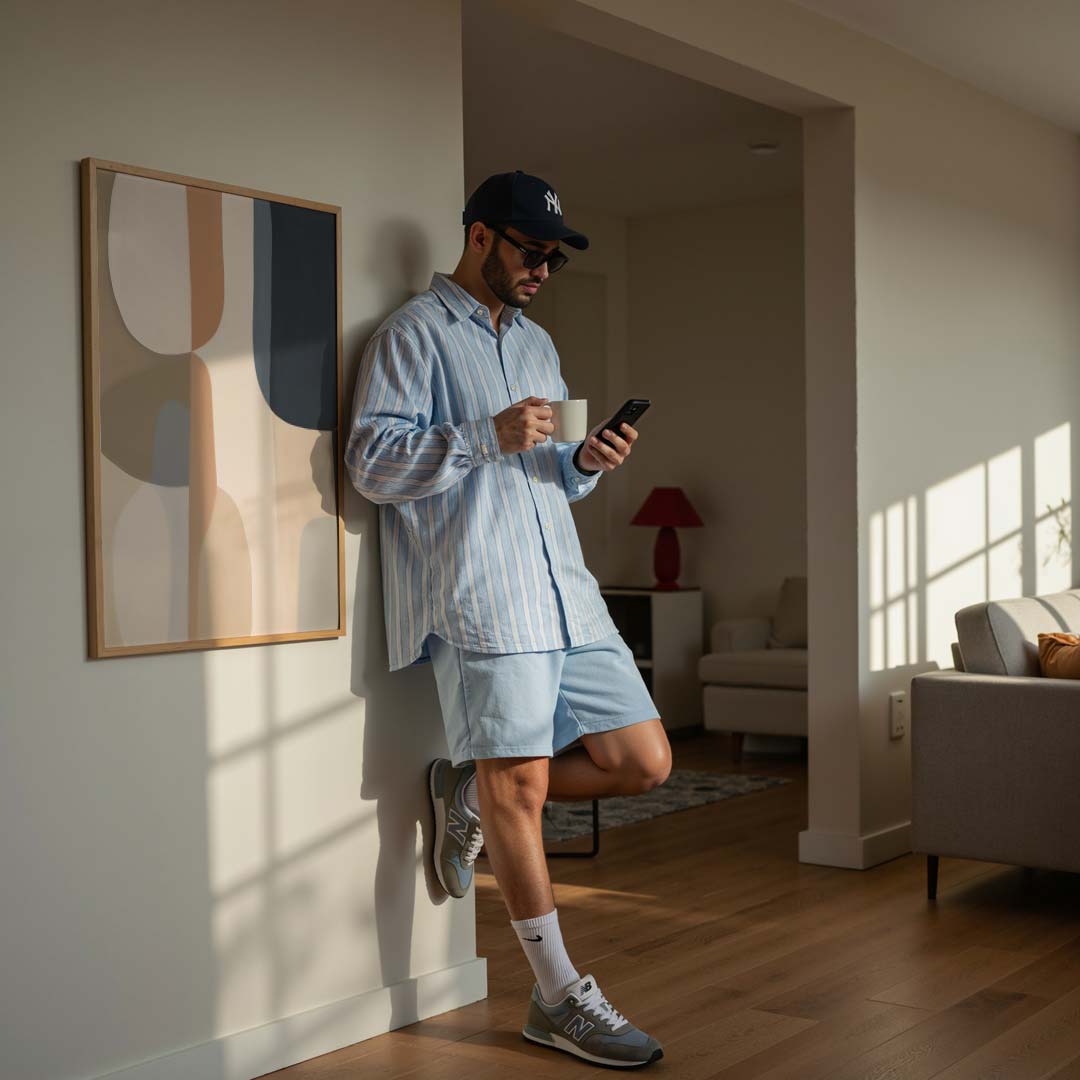 Moderne Abstracte Vormen Poster-WallArtistic