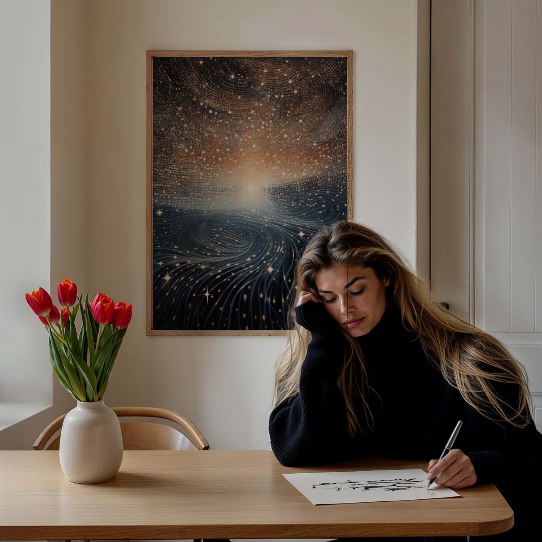 Magische Sterrenhemel Poster-WallArtistic