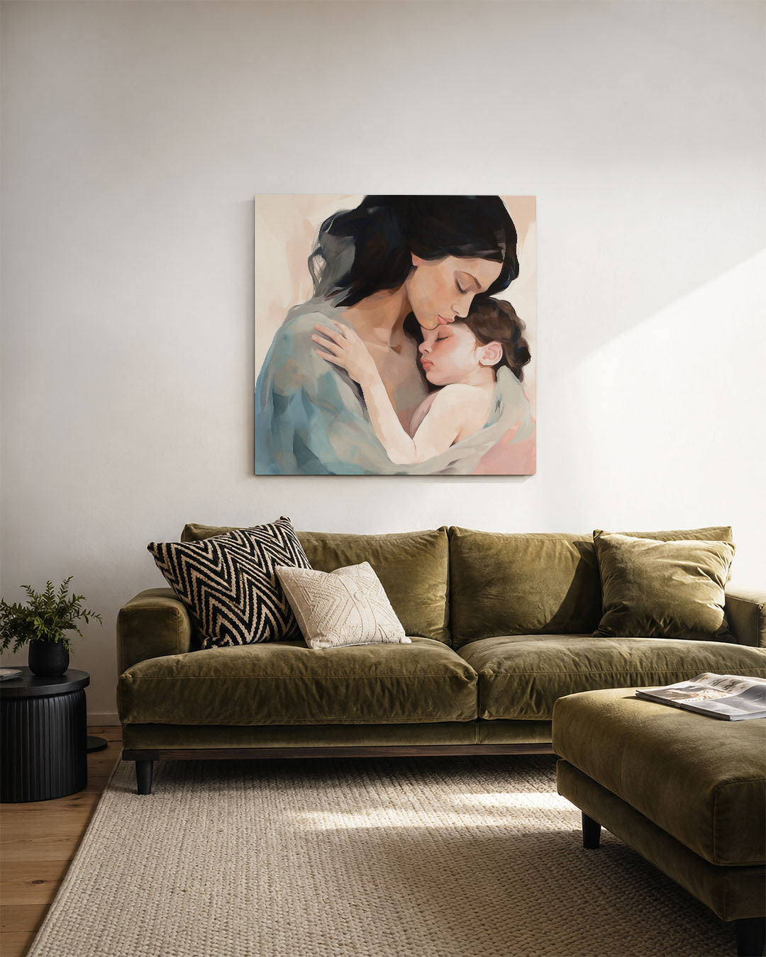Intieme omhelzing Kunstwerk