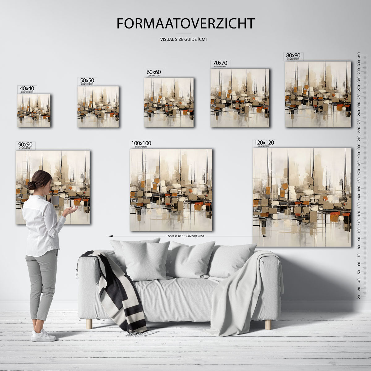 Abstracte vormen Poster