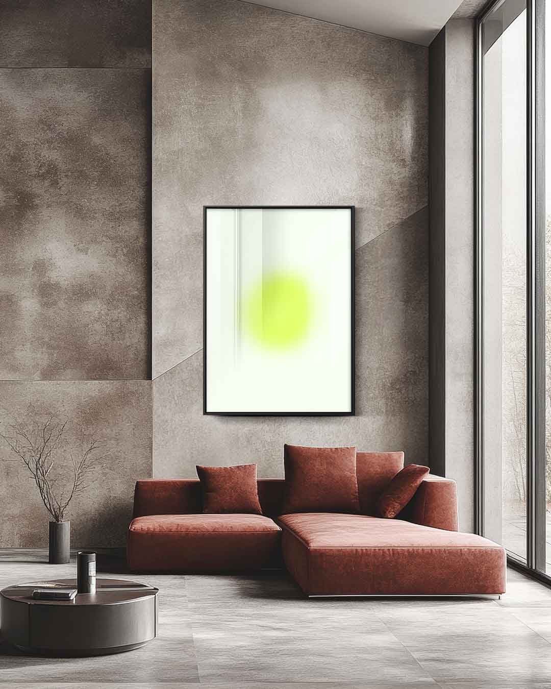Zonnestraal in de Mist Kunstwerk-canvas-dibond-plexiglas-wanddecoratie-WallArtistic