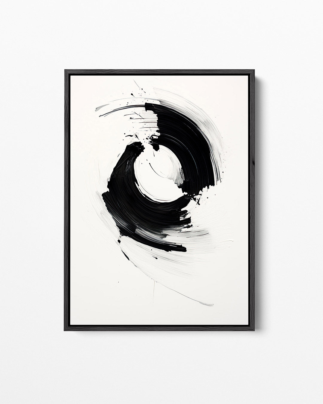 Dynamische borstelvegen Kunstwerk