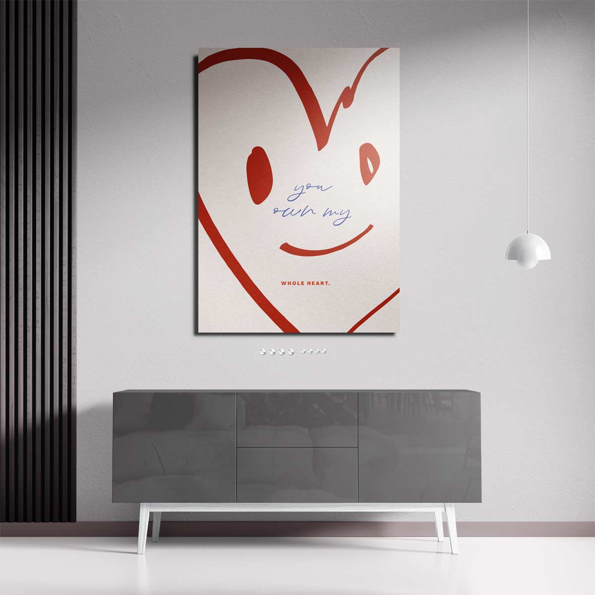 Je Brede Glimlach Kunstwerk-canvas-dibond-plexiglas-wanddecoratie-WallArtistic