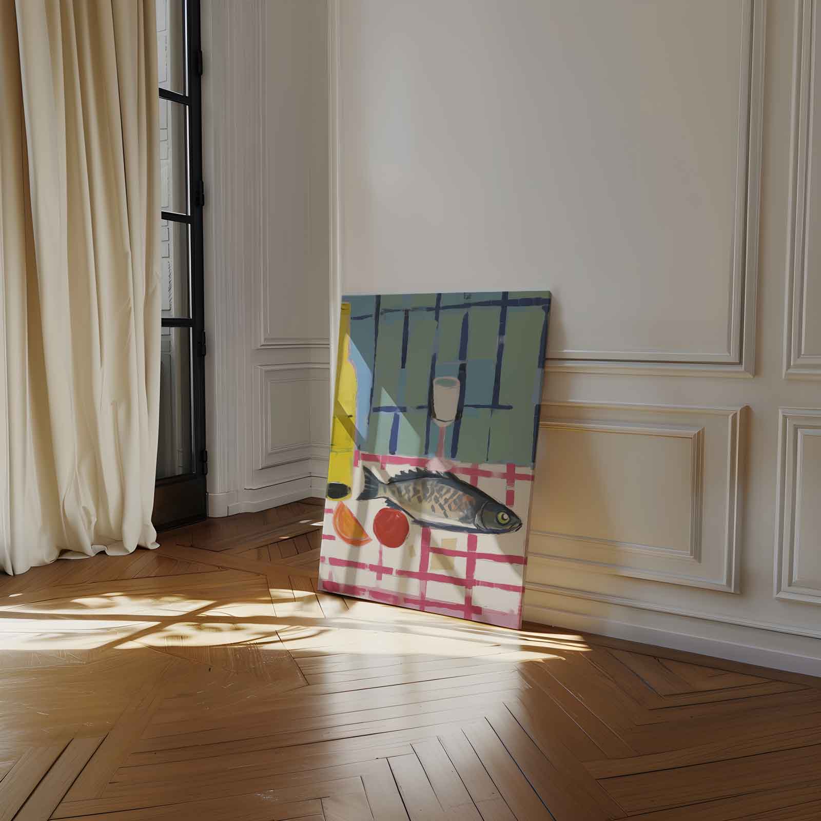 Mediterrane Tafereel Kunstwerk-canvas-dibond-plexiglas-wanddecoratie-WallArtistic