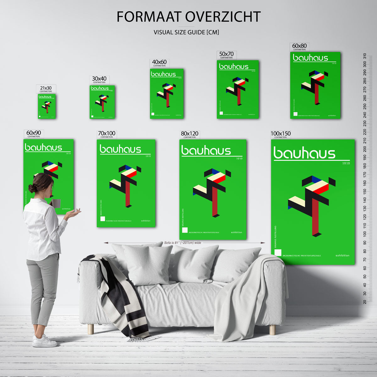 Vorm en kleur Poster