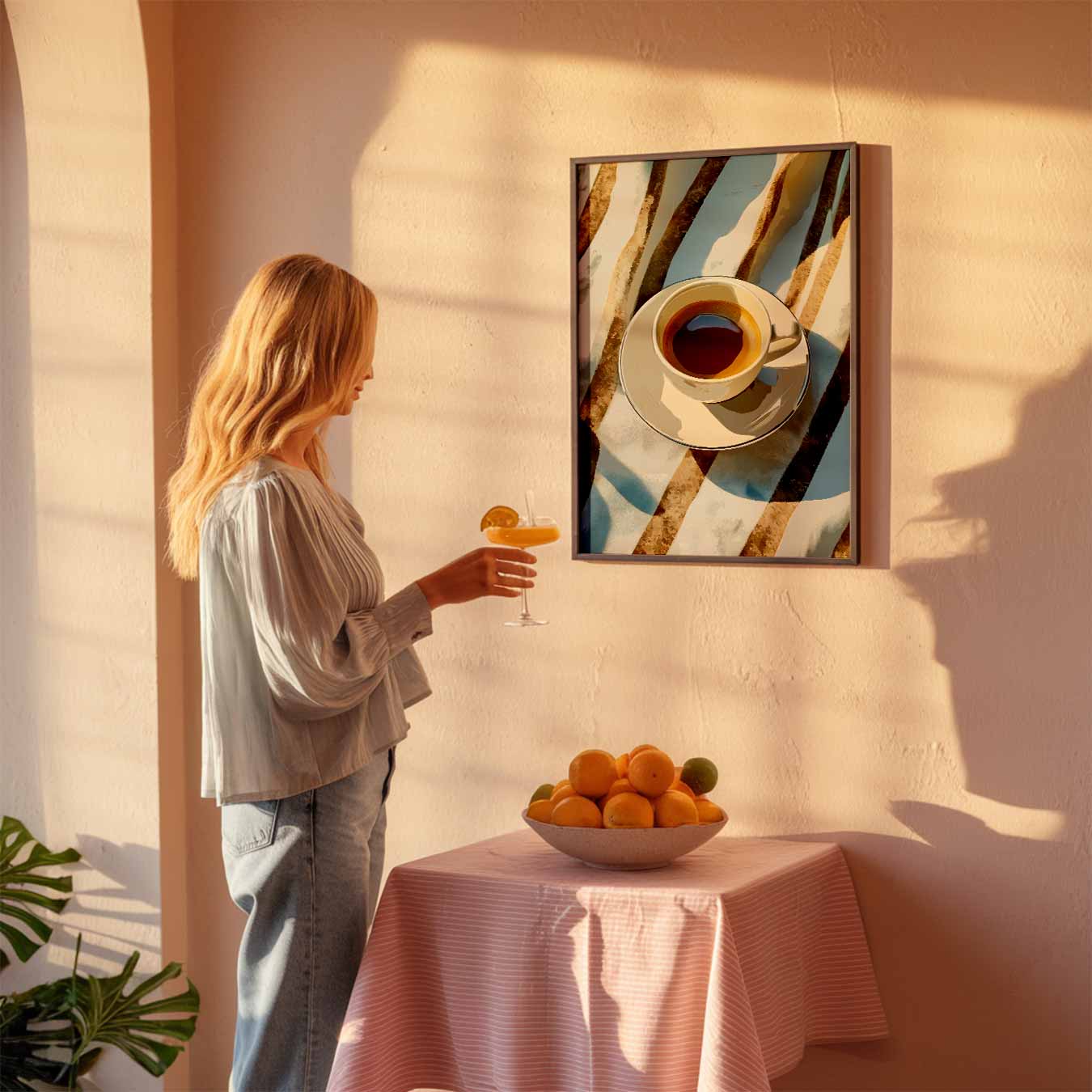 Zomerse Koffie Momenten Poster