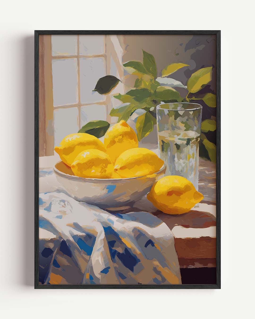 Zomerse Citroenverfrissing Poster-WallArtistic