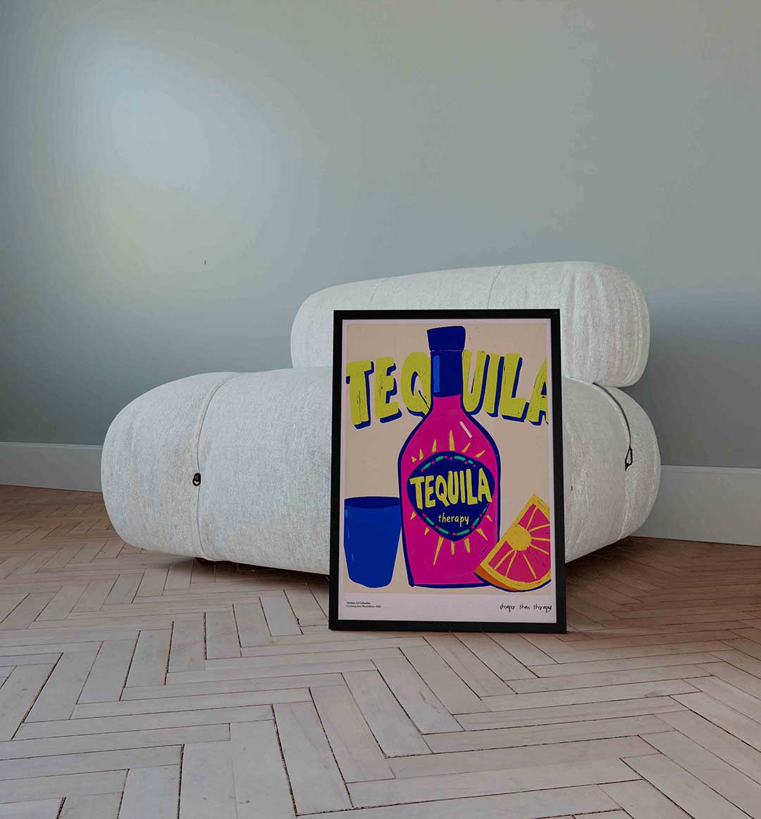 Tequila fles Poster