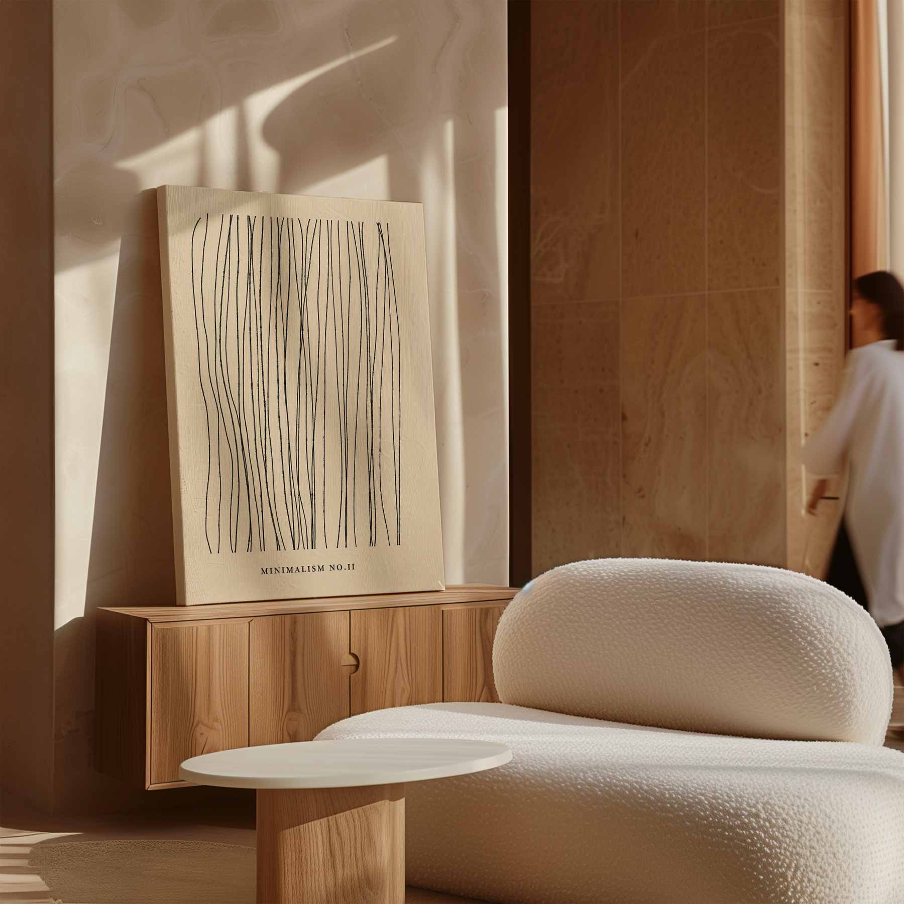 Minimalisme No. II Wanddecoratie Kunstwerk-canvas-dibond-plexiglas-wanddecoratie-WallArtistic