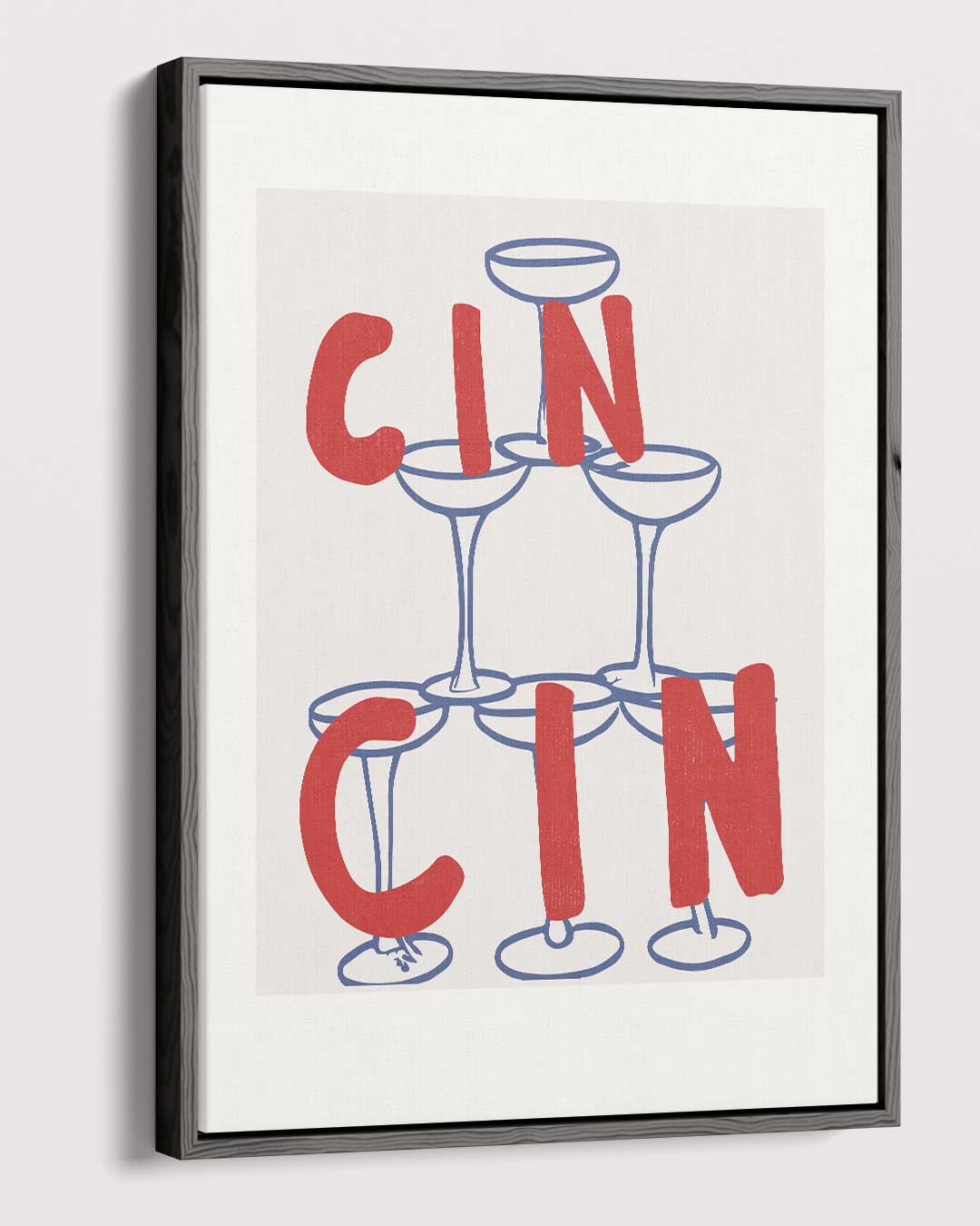 Cin Cin Glazen Toren Kunstwerk-canvas-dibond-plexiglas-wanddecoratie-WallArtistic