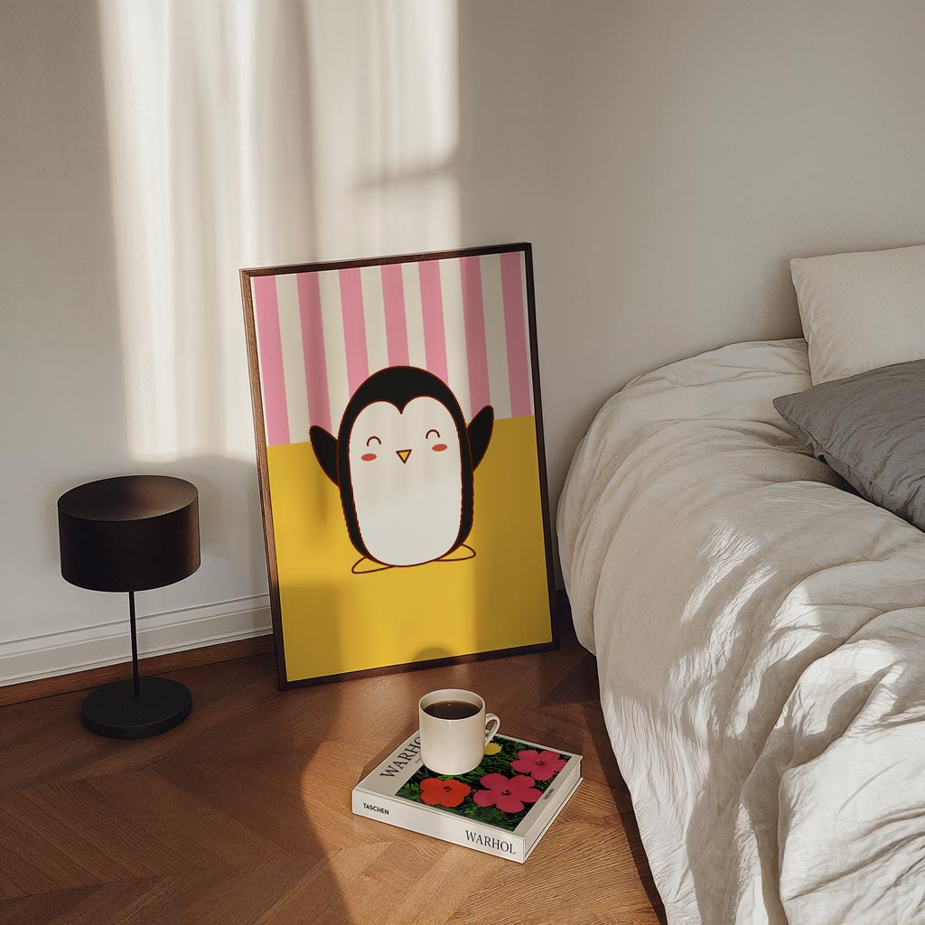 Schattige Pinguïn Poster