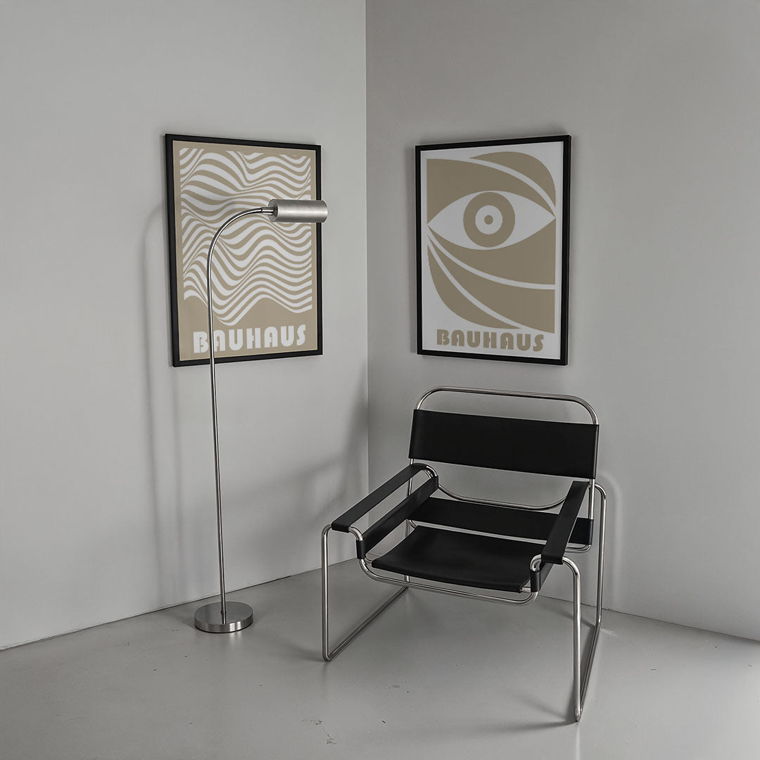 Golvend lijnenspel Posterset