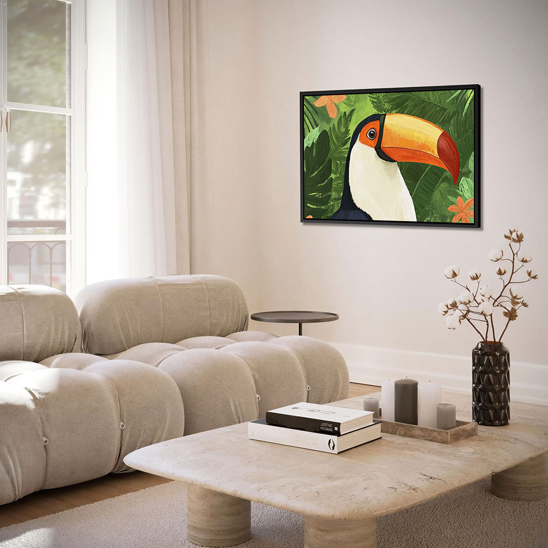 Tropische toekan Kunstwerk