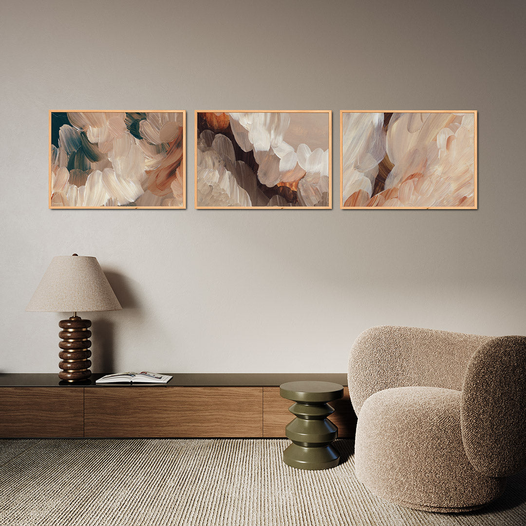Zachte kleurvlakken Posterset