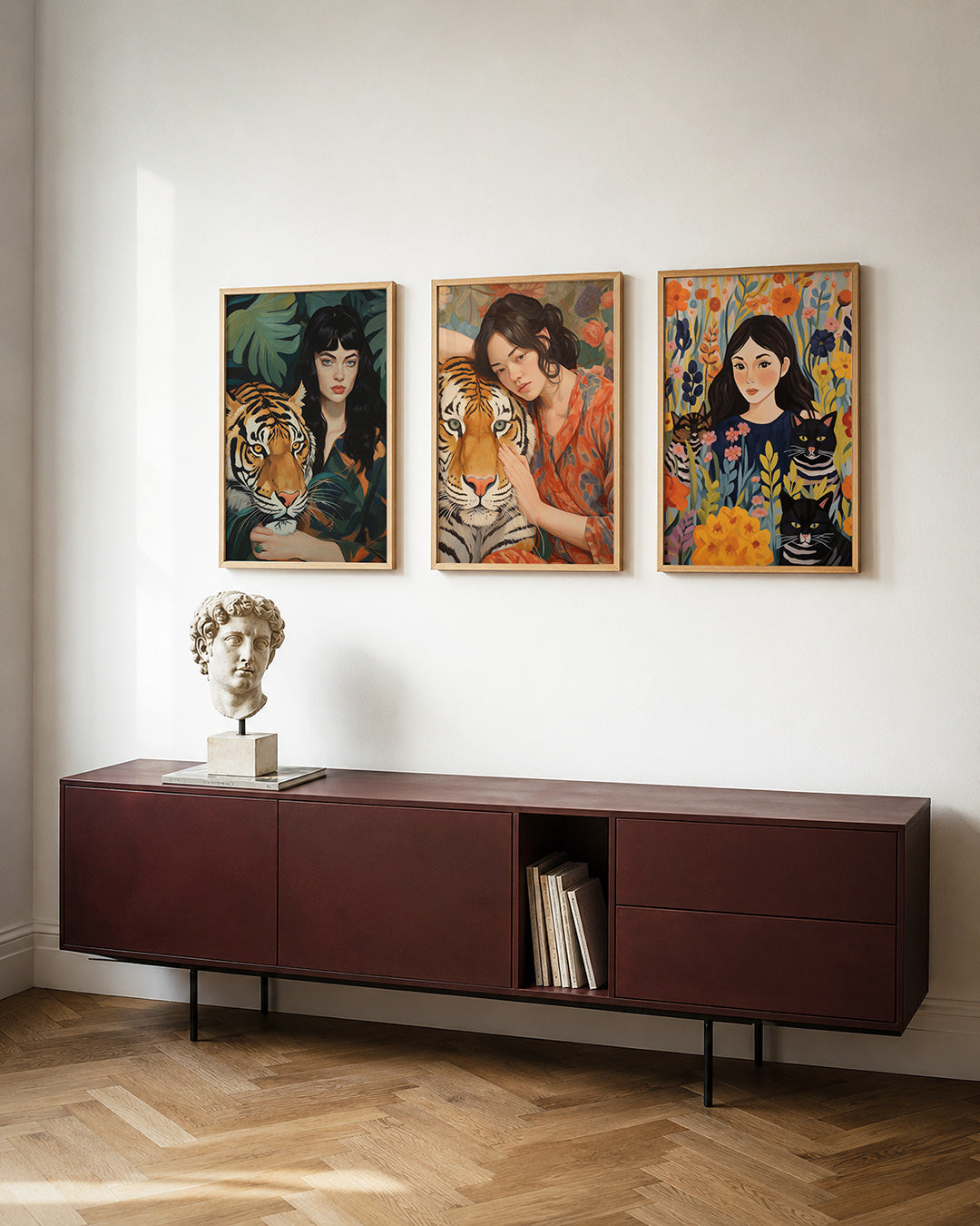 Dier en mens harmonie Posterset