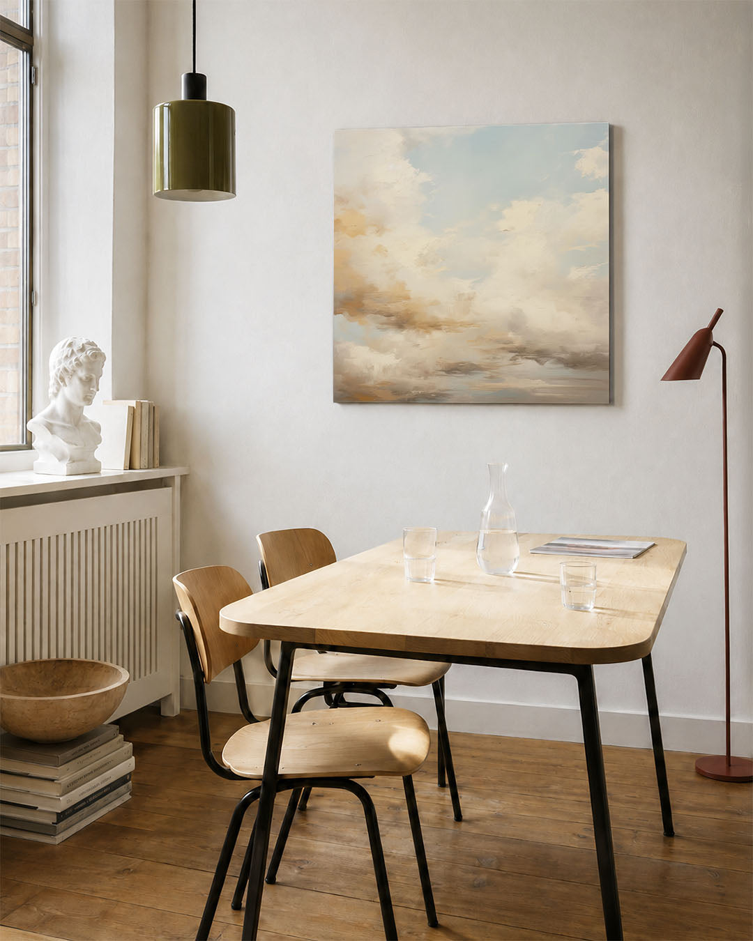 Dromerige wolkenlucht Kunstwerk