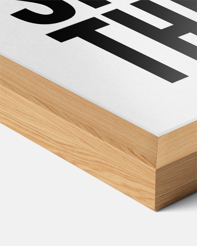 Inspirerende Quote Poster-WallArtistic