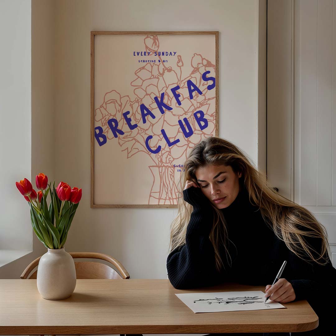 Breakfast Club Zondagen Poster-WallArtistic