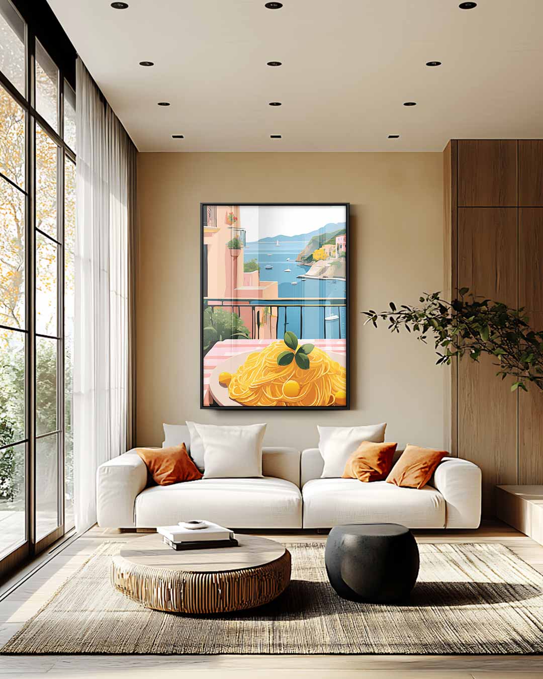 Mediterrane Zomerdroom Kunstwerk-canvas-dibond-plexiglas-wanddecoratie-WallArtistic