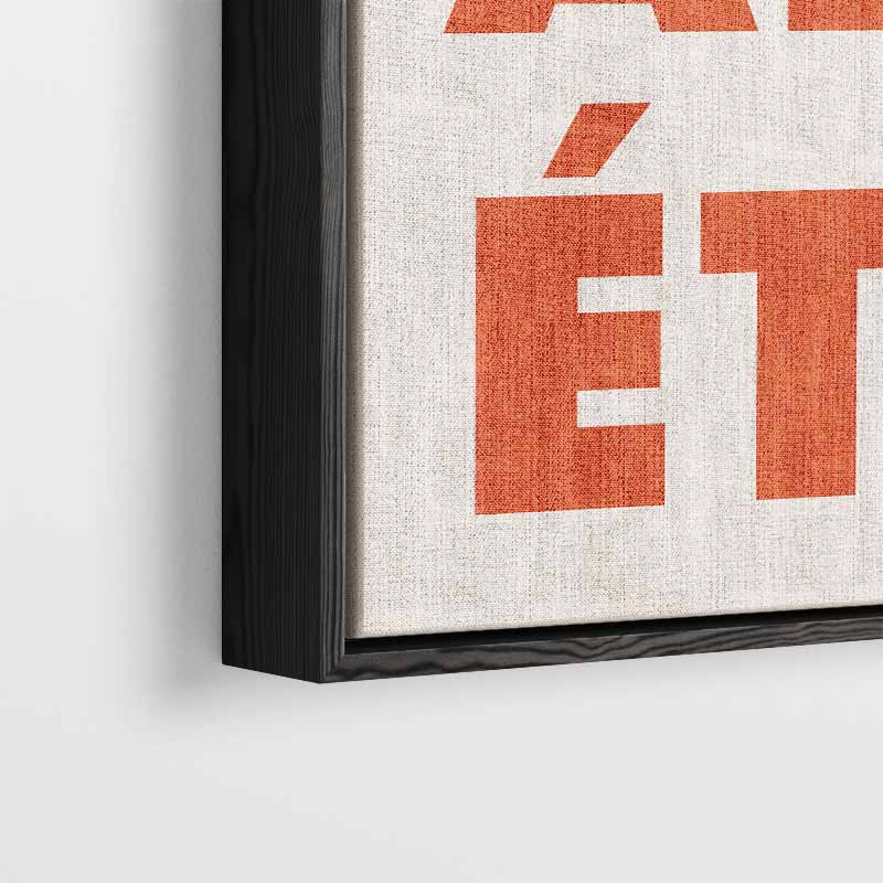 Bon Appétit Typografie Poster