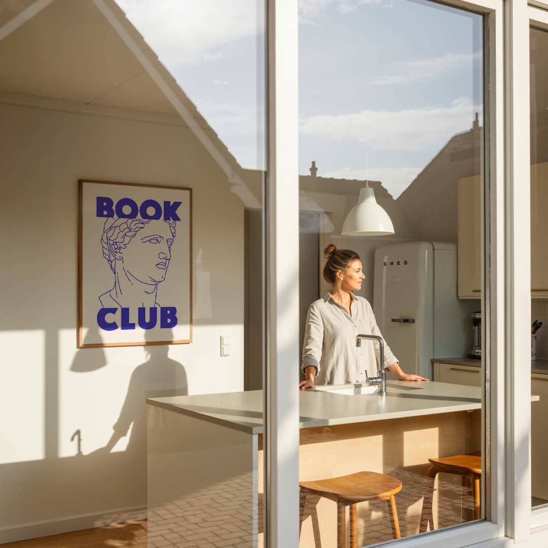 Klassieke Boekenliefde Poster-WallArtistic