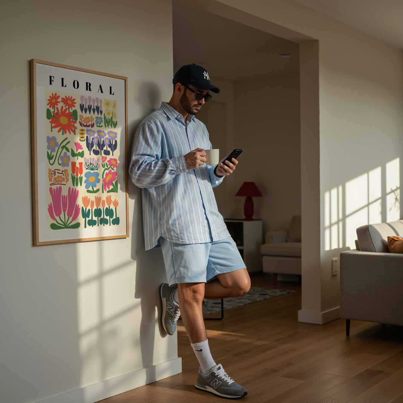 Kleurrijke Bloemenpracht Poster-WallArtistic