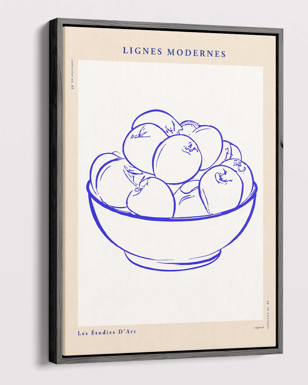 Moderne Lijnen: Stilleven met Appels Kunstwerk-canvas-dibond-plexiglas-wanddecoratie-WallArtistic