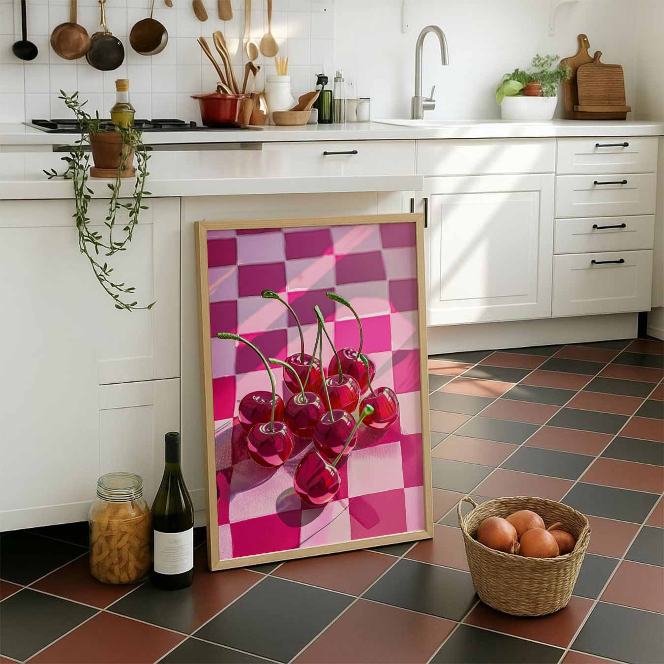 Sensationele Kersen Pop Art Poster