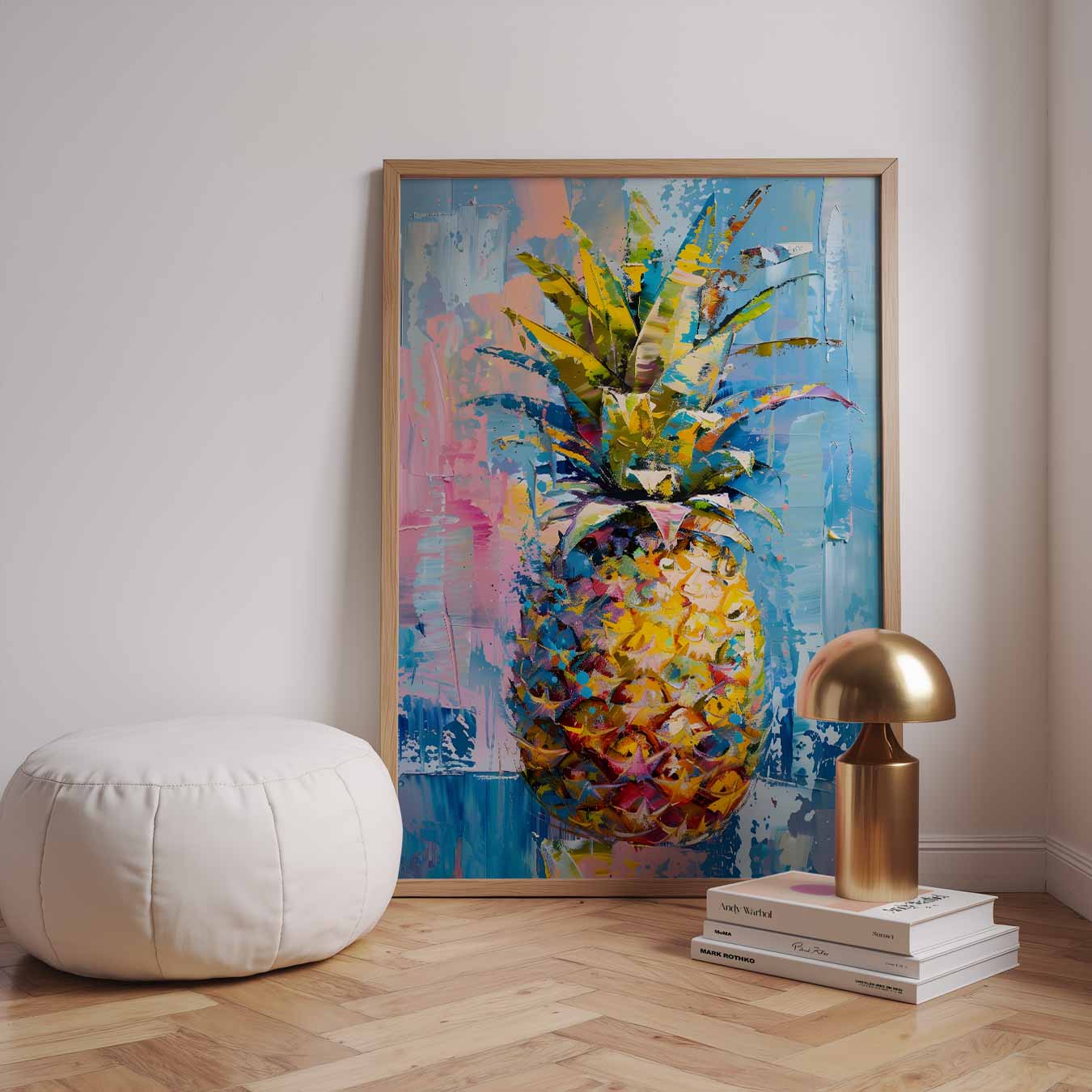 Ananas Kunst Poster-WallArtistic