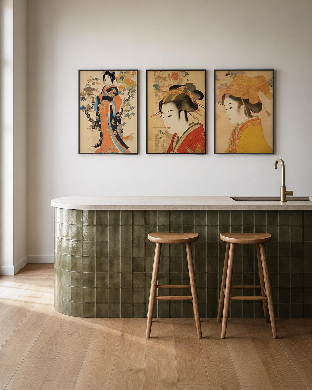 Vorm en kleurenspel Posterset