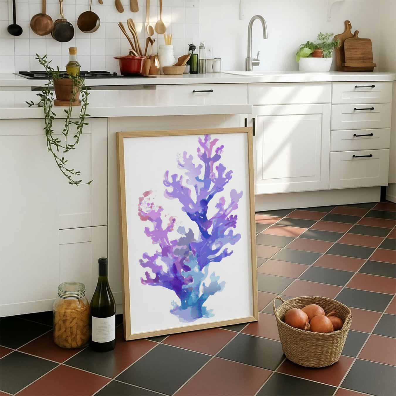 Ocean Dream Koraal Poster-WallArtistic