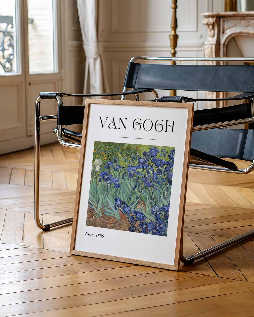Van Gogh Irissen Poster-WallArtistic