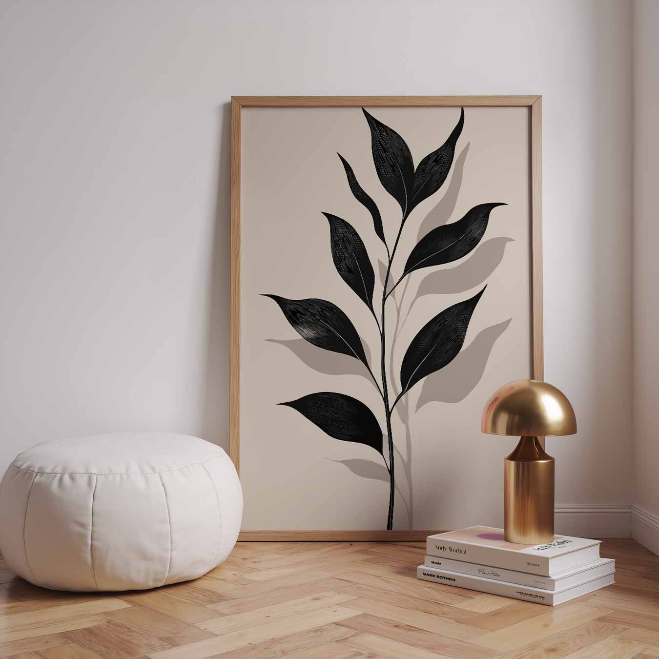 Elegante Botanische Kunstposter