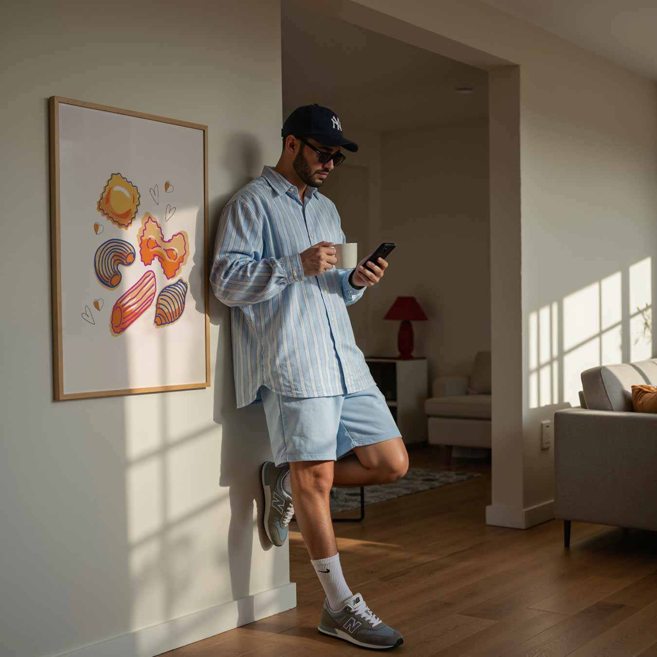 Pasta Liefde Poster-WallArtistic