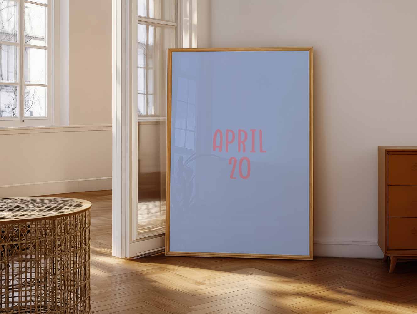 Stijlvolle April Poster