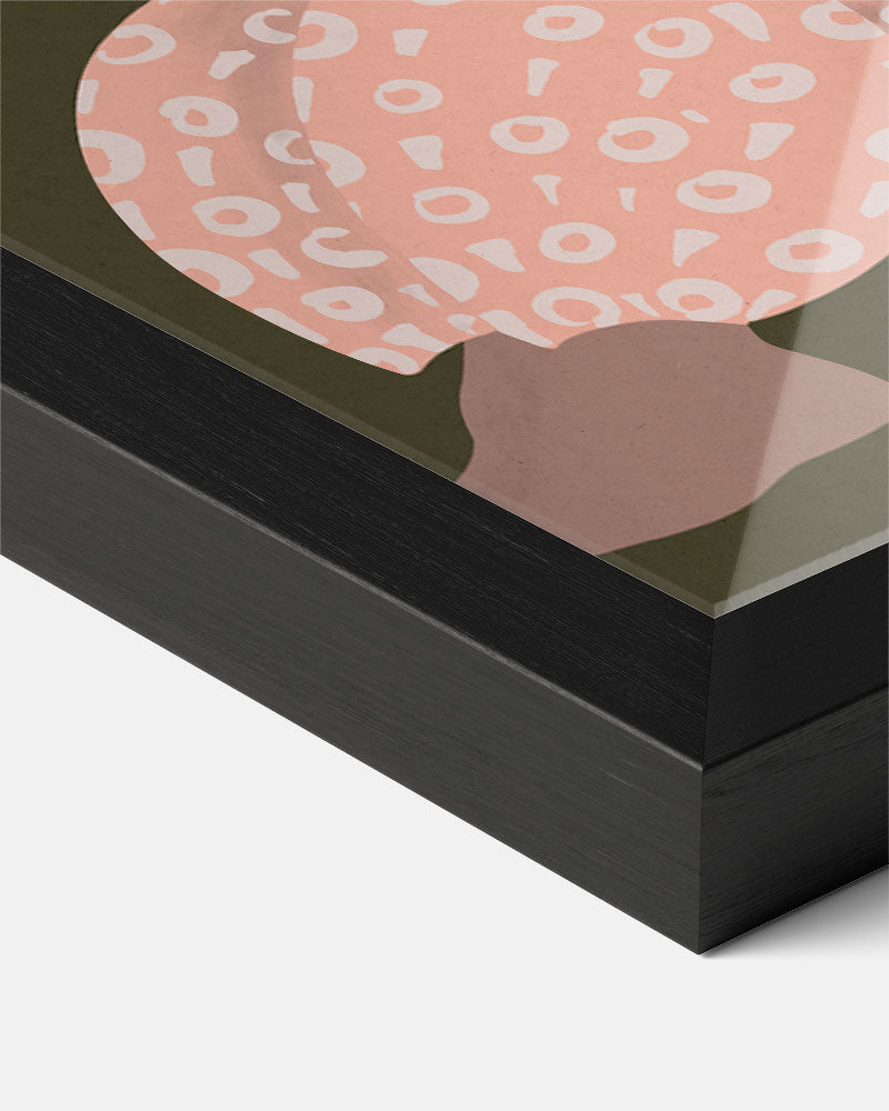 Stijlvolle Abstracte Vrouwenfiguur Poster-WallArtistic