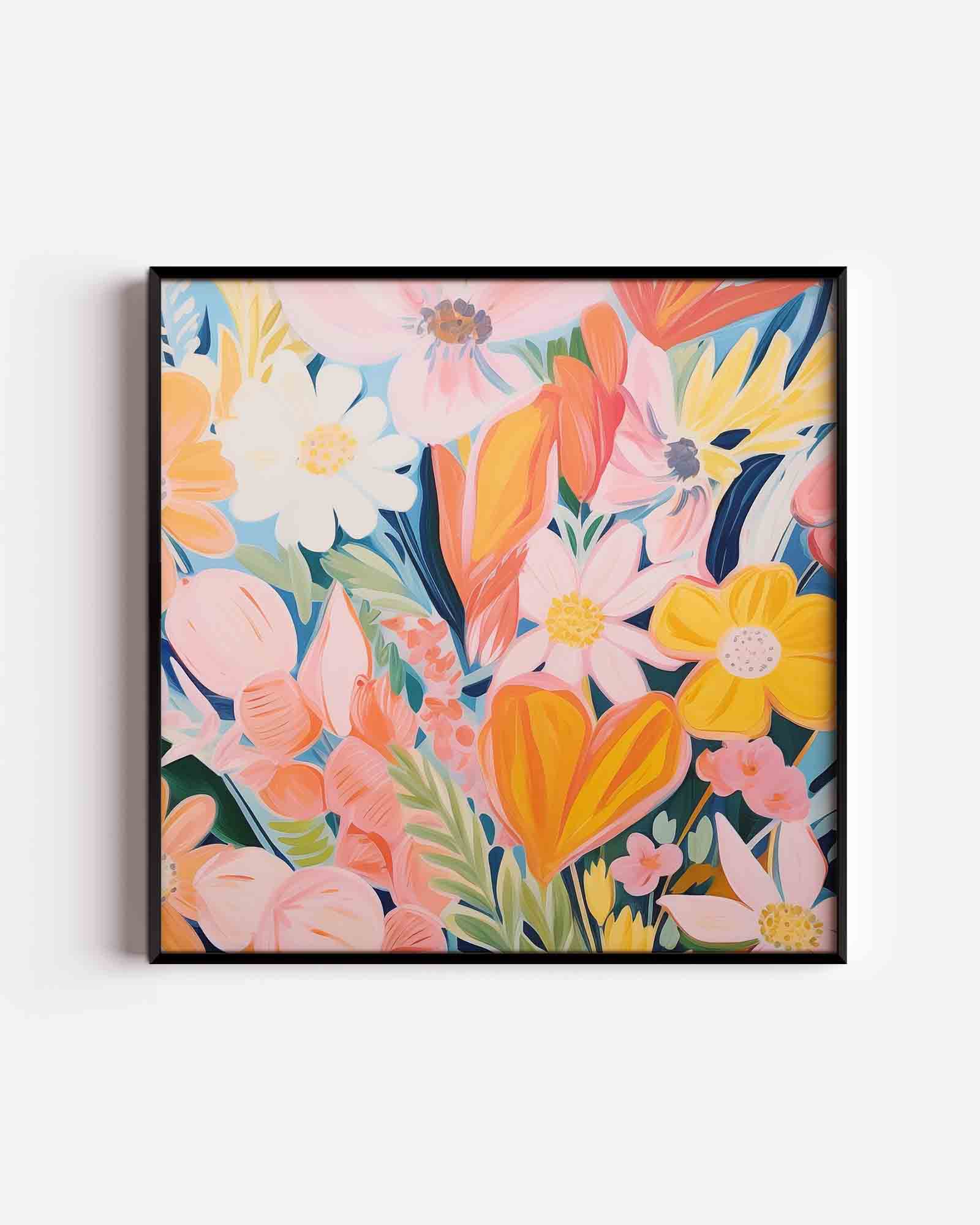 Bloemenexplosie Poster