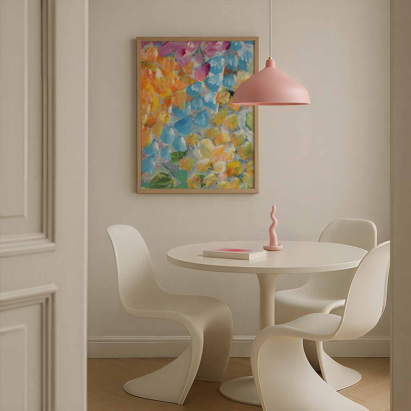 Kleurrijke Bloemendroom Poster-WallArtistic