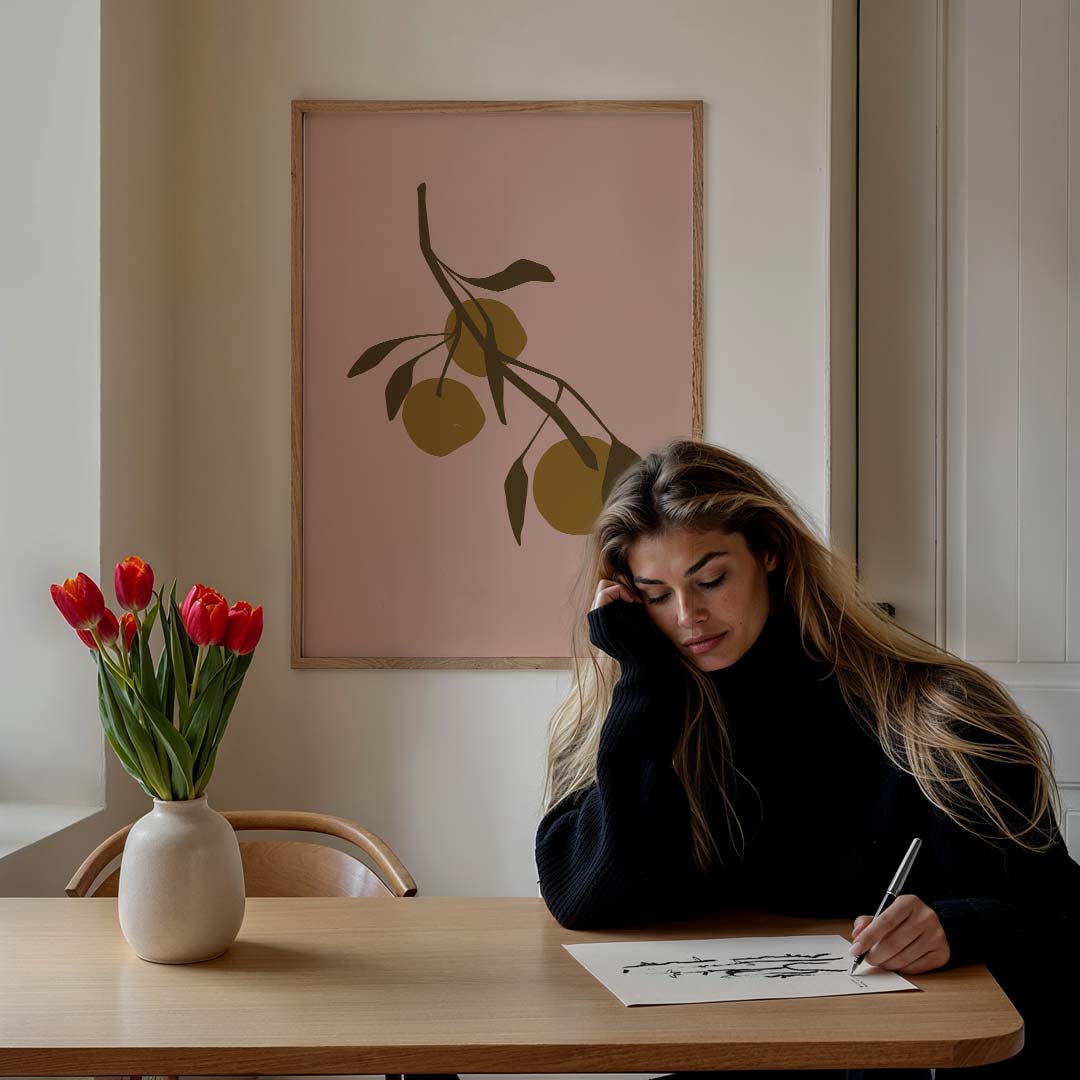 Moderne Botanische Kunstposter-WallArtistic