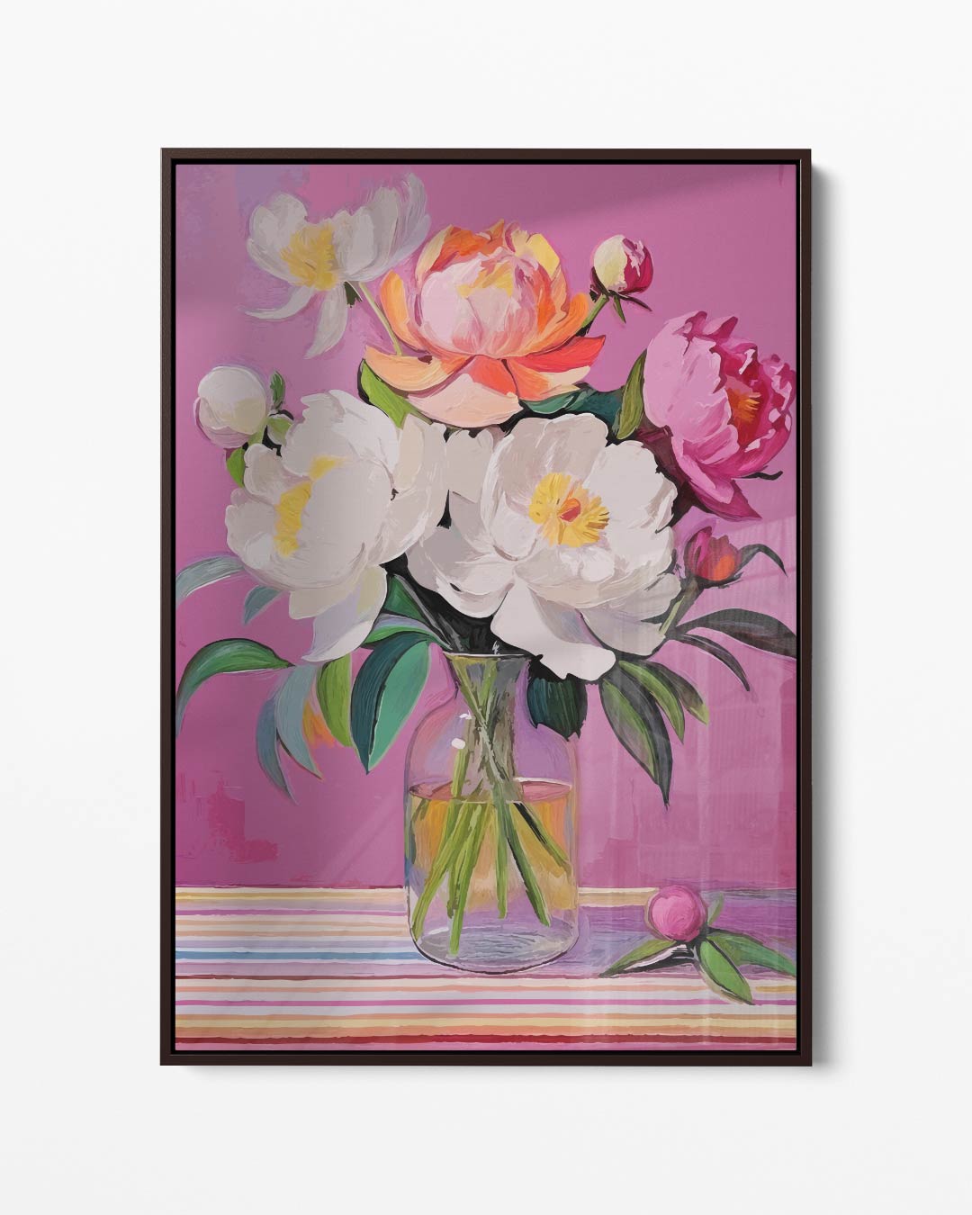 Betoverende Bloemenpracht Kunstwerk-canvas-dibond-plexiglas-wanddecoratie-WallArtistic