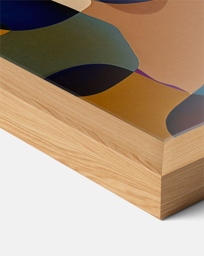 Kleurrijke Abstracte Golven Poster-WallArtistic