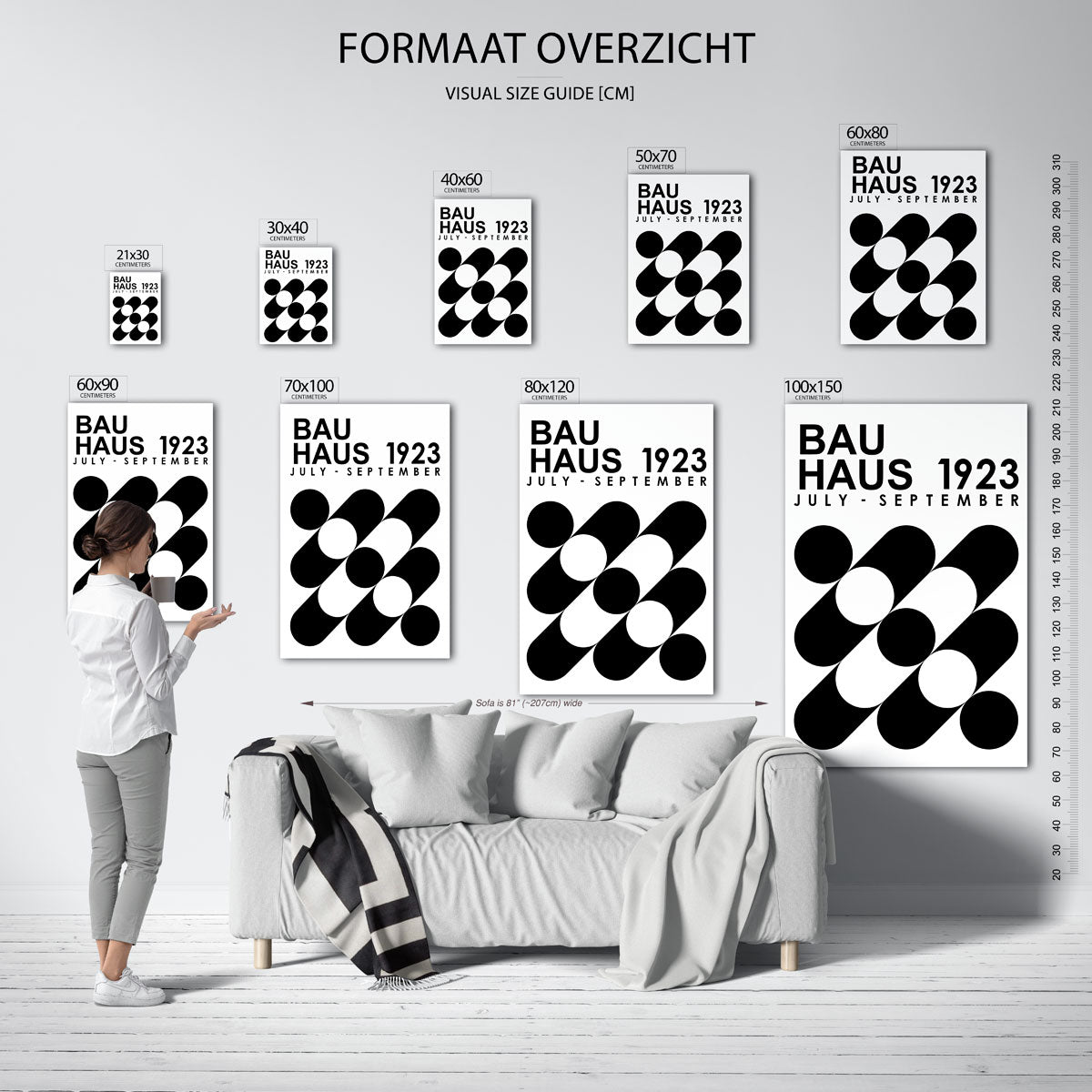Vorm en balans Poster