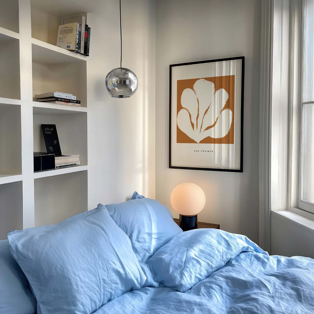 Abstracte Bloemvormen Poster-WallArtistic