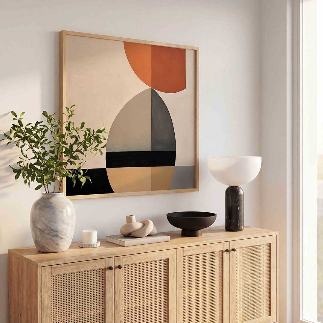 Abstracte vormen Poster