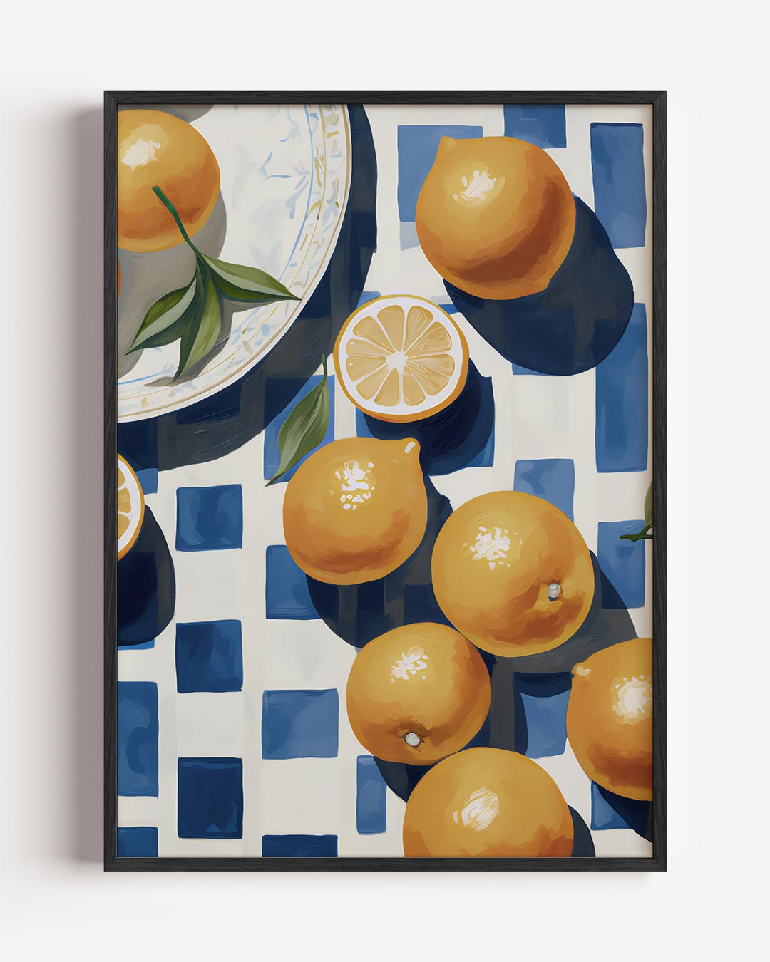 Zonnige Citroenen Poster-WallArtistic