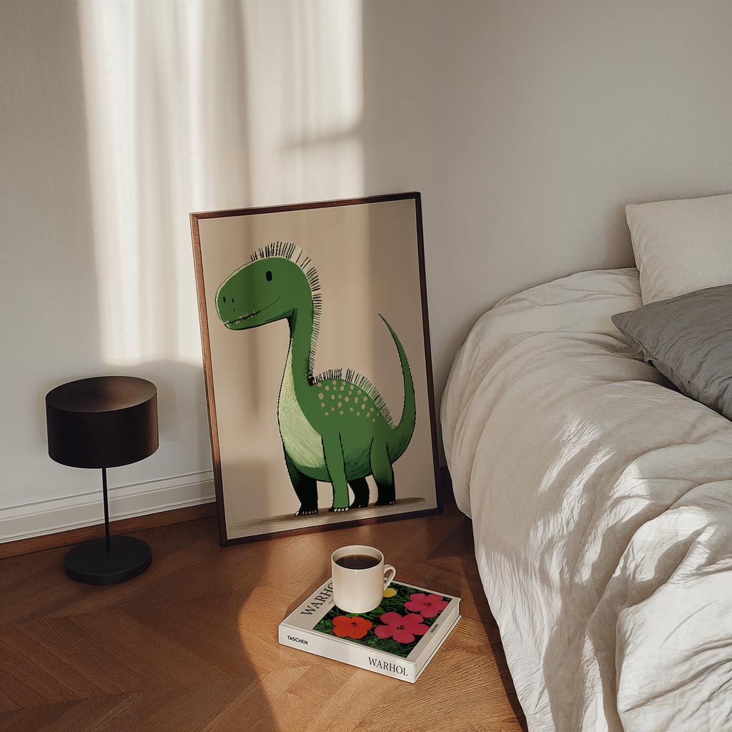 Schattige Dinosaur Poster