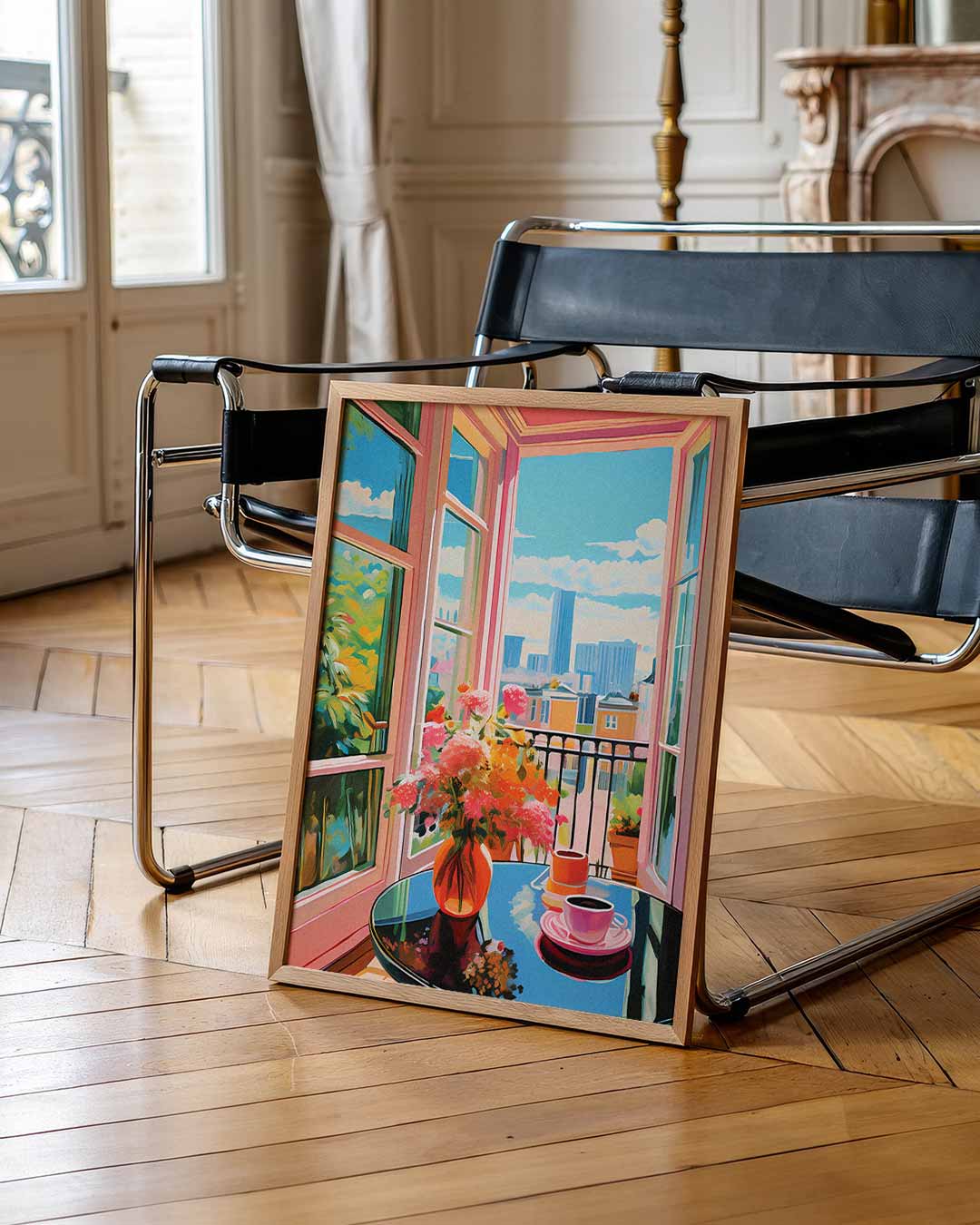 Gezellige Balkon Brunch Poster